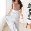 Skirts NeeSee's Dresses | Floating Along Modest Maxi Skirt Light Gray/Taupe/Ivory Design