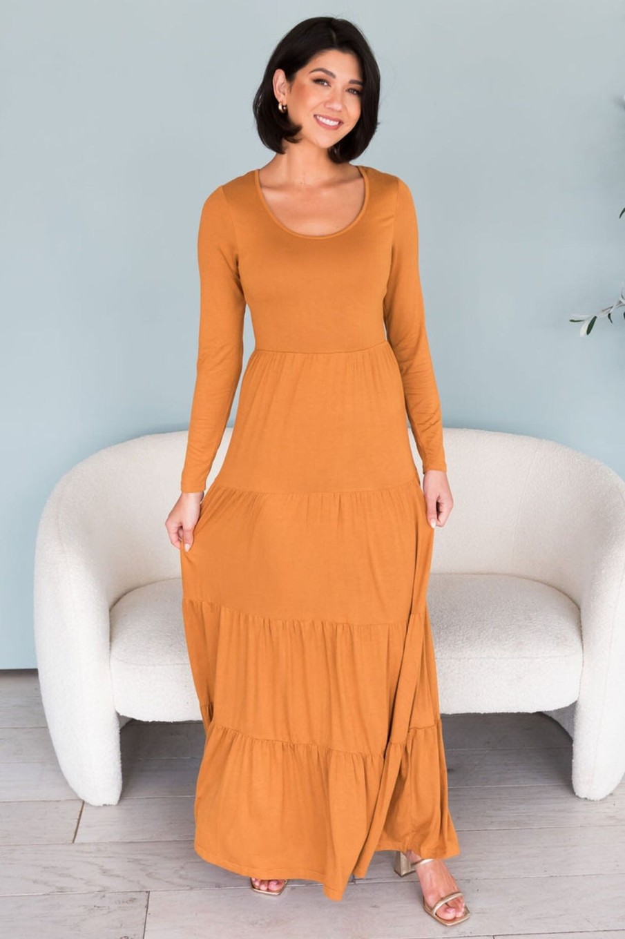 Dresses NeeSee's Dresses | The Yari Golden Mustard