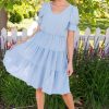 Dresses NeeSee's Dresses | The Madley Dusty Blue