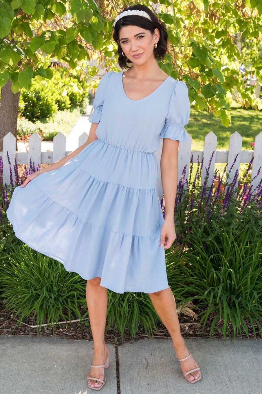 Dresses NeeSee's Dresses | The Madley Dusty Blue