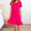 Dresses NeeSee's Dresses | The Chloey Bright Pink