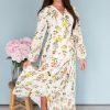 Dresses NeeSee's Dresses | The Goldie Ivory/Pink/Yellow Floral