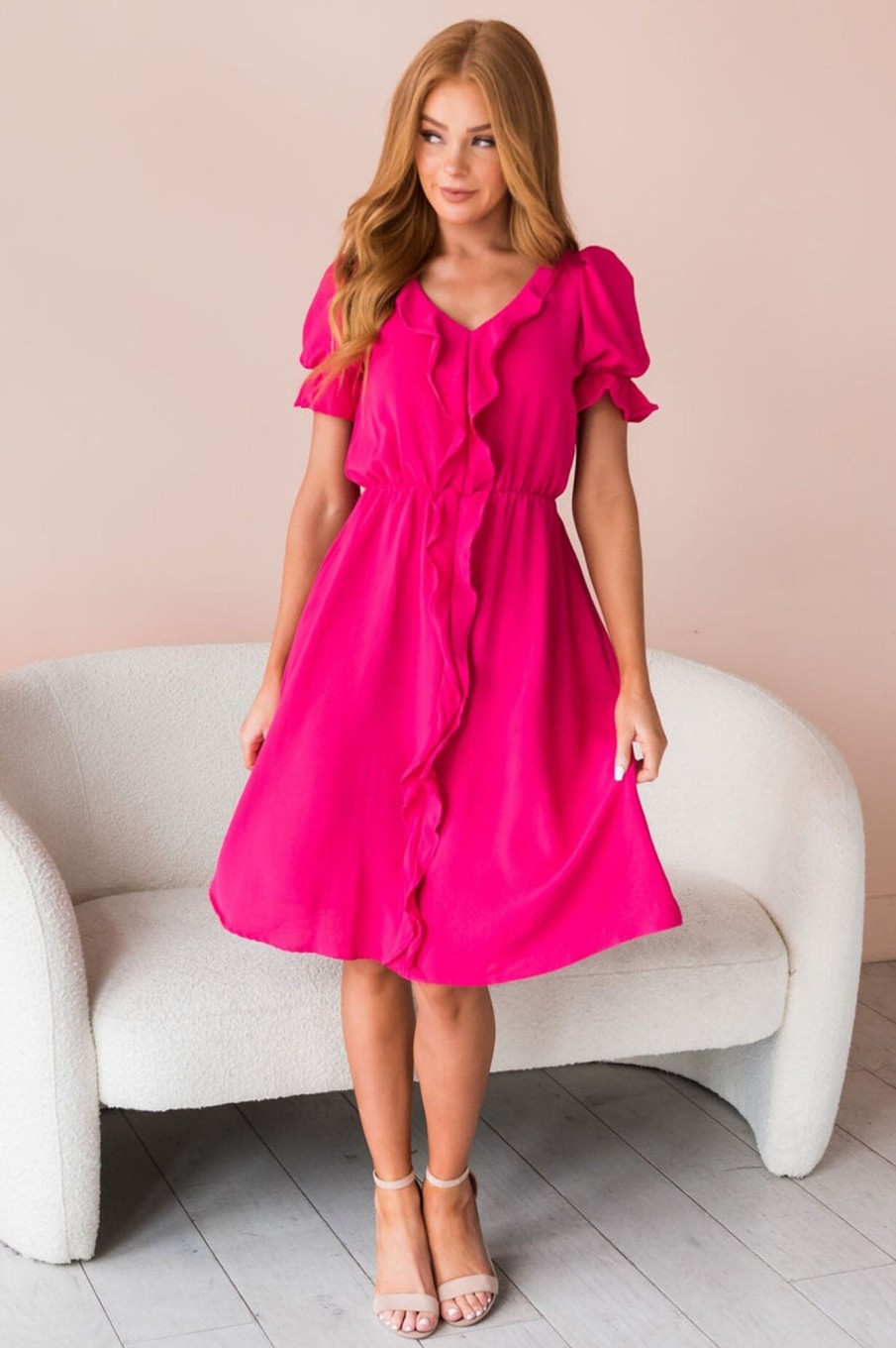 Dresses NeeSee's Dresses | The Maria Kate Fuchsia