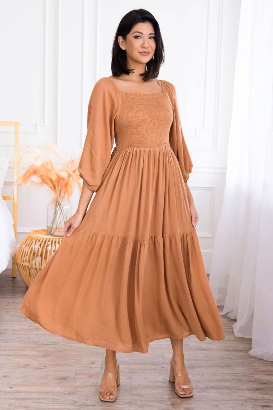 Dresses NeeSee's Dresses | The Diana Ann Caramel