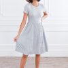 Dresses NeeSee's Dresses | The Sunnie Heather Grey