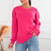 Tops NeeSee's Dresses | Happened By Chance Modest Sweater Hot Pink