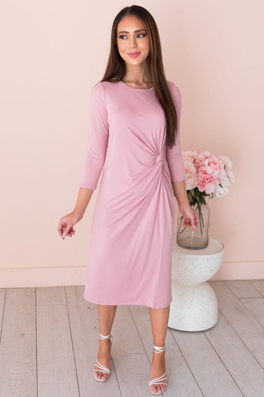 Dresses NeeSee's Dresses | The Intty Blush Pink