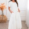 Dresses NeeSee's Dresses | The Ulani Off White Stripe