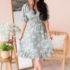 Dresses NeeSee's Dresses | The Kiki Sage/Blush/Ivory Floral