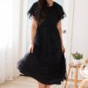 Dresses NeeSee's Dresses | The Sylvan Black Swiss Dot