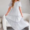 Dresses NeeSee's Dresses | The Valora Ivory/Vintage Lavender