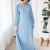 Dresses NeeSee's Dresses | The Devry Dusty Blue