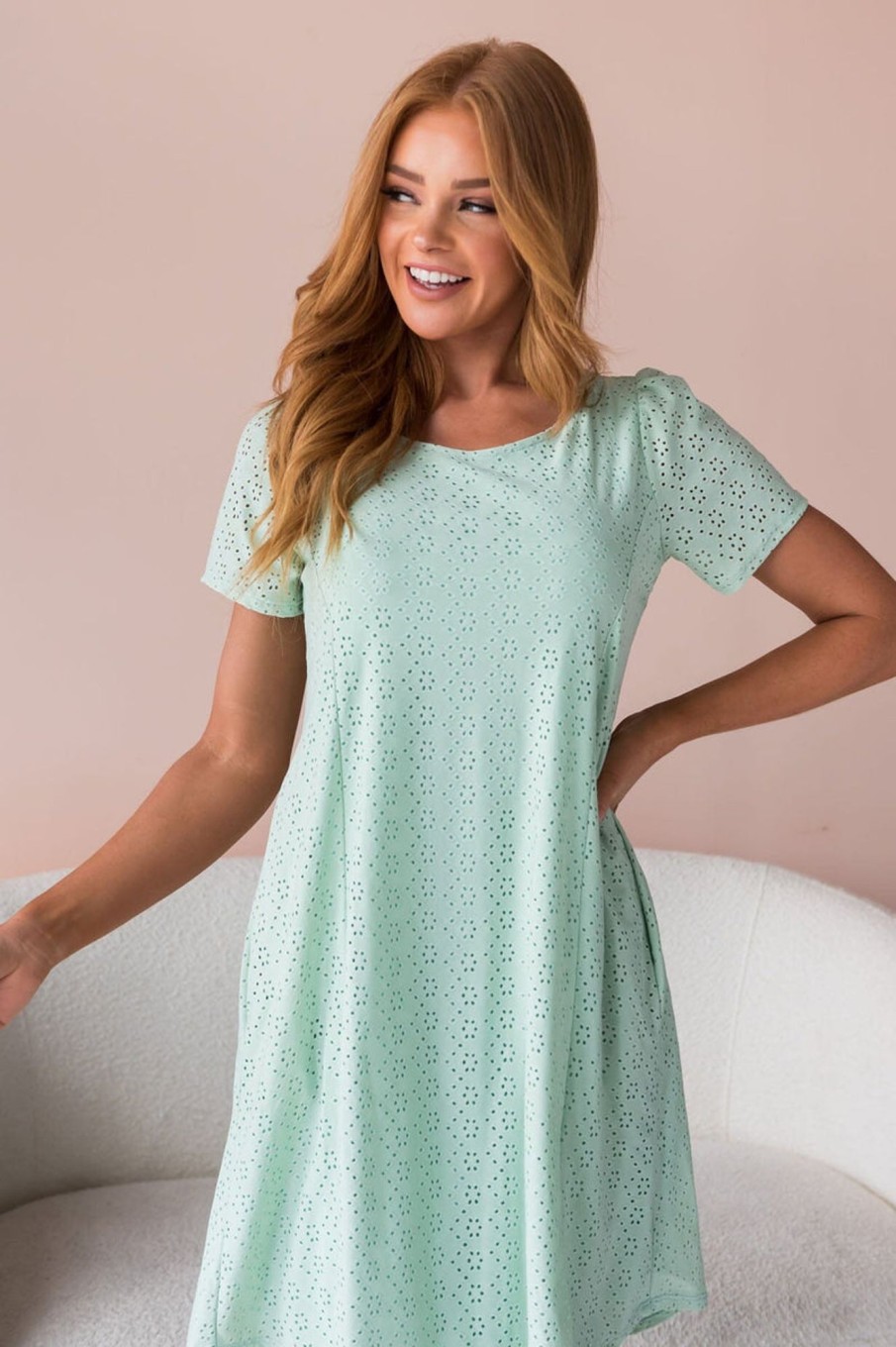 Dresses NeeSee's Dresses | The Polina Mint