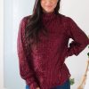 Tops NeeSee's Dresses | Party Ready Sequin Blouse Burgundy Sequin