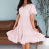 Dresses NeeSee's Dresses | The Jemma Blush Pink