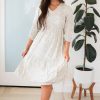 Dresses NeeSee's Dresses | The Max Cream Ditzy Floral