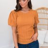 Tops NeeSee's Dresses | Always Daydreaming Modest Blouse Amber Glow