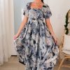 Dresses NeeSee's Dresses | The Hadleigh Black & Taupe Floral