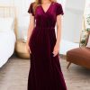 Dresses NeeSee's Dresses | The Shanika Burgundy