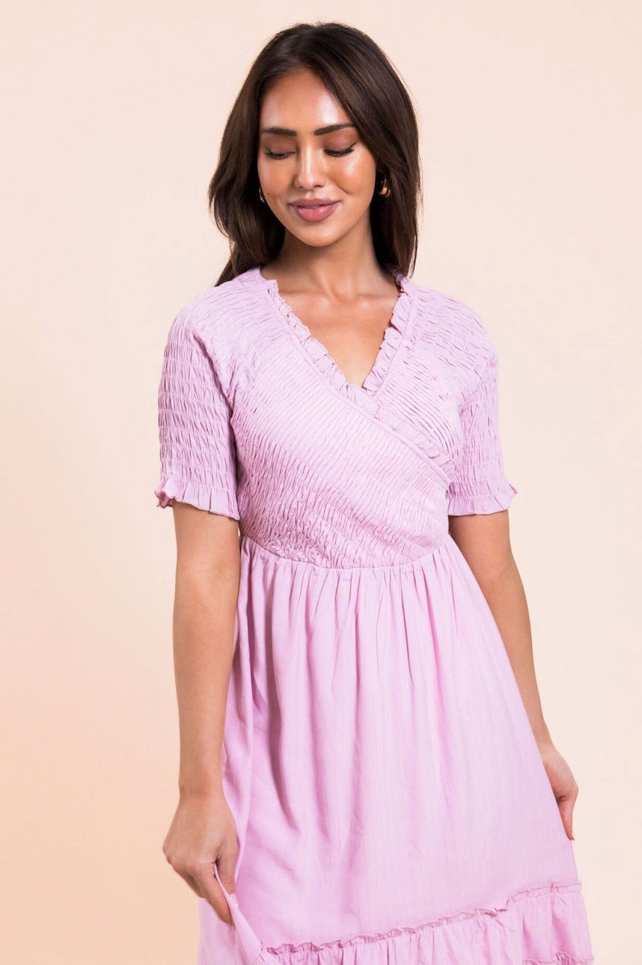 Dresses NeeSee's Dresses | The Tegan Dusty Pink