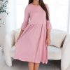 Dresses NeeSee's Dresses | The Zadie Dusty Pink