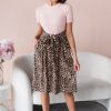 Dresses NeeSee's Dresses | The Zandie Blush/Leopard