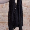 Tops NeeSee's Dresses | Christmas Wishes Knit Scarf Black