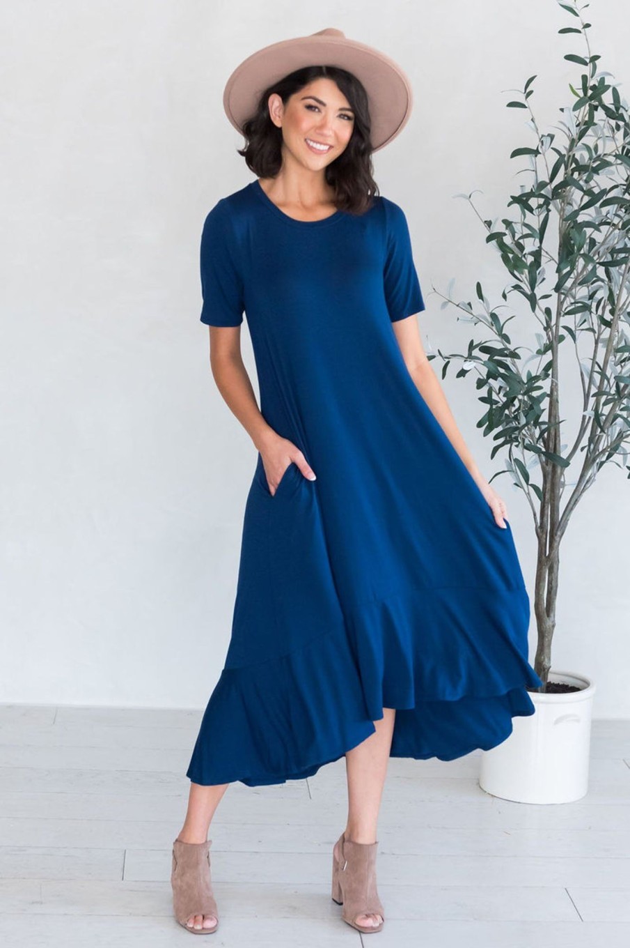 Dresses NeeSee's Dresses | The Suzanne Navy