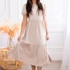 Dresses NeeSee's Dresses | The Kaela Light Taupe