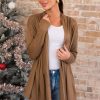 Tops NeeSee's Dresses | Standing Tall Modest Sweater Cardigan Cappuccino