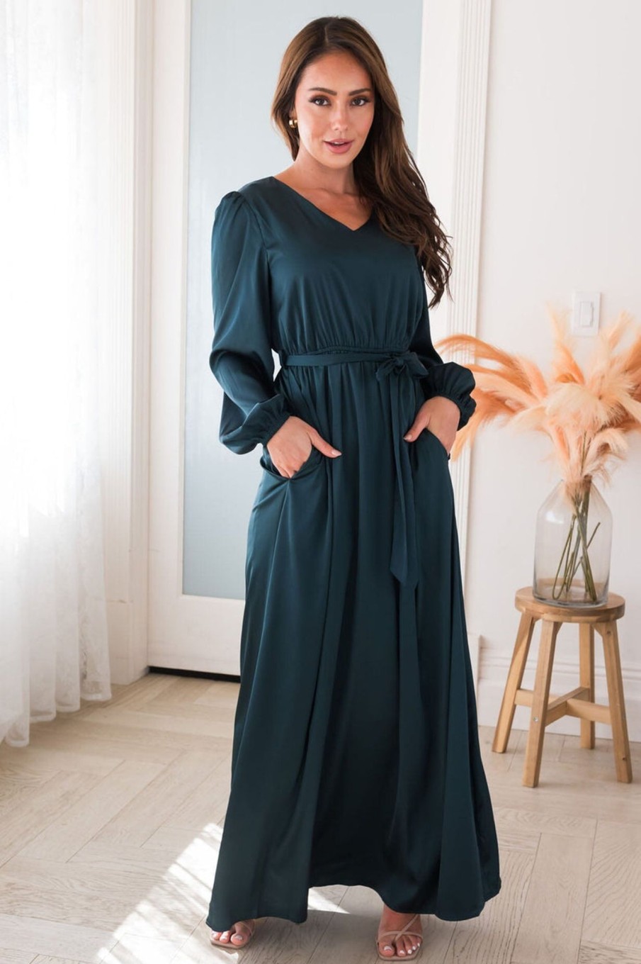 Dresses NeeSee's Dresses | The Moiraine Hunter Green