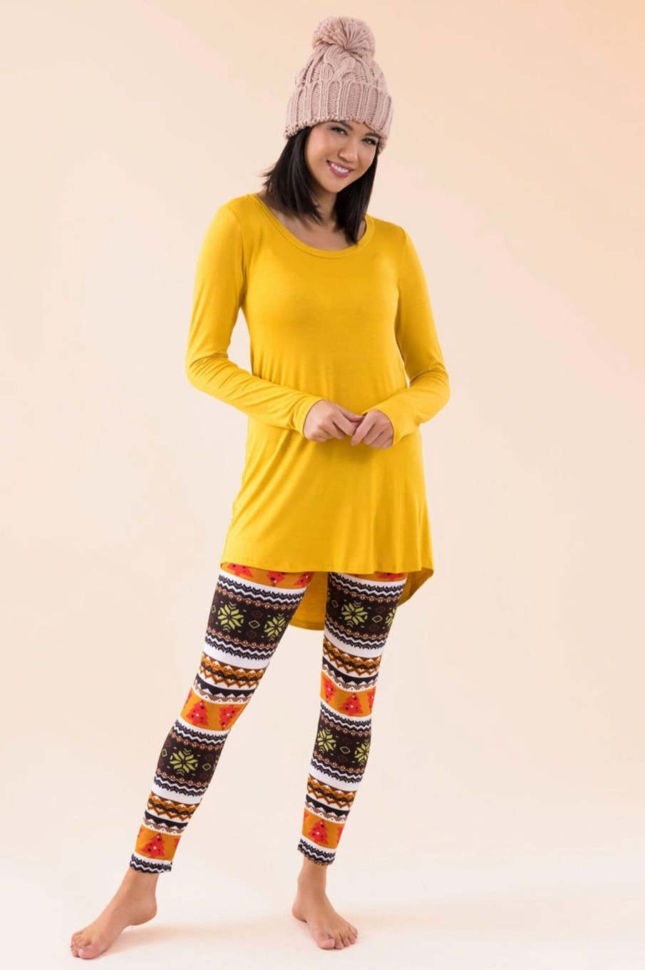 Tops NeeSee's Dresses | Nothing But Cheer Ahead Tunic Mustard