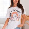 Tops NeeSee's Dresses | Let'S Go Ghouls Modest Graphic Tee White