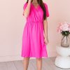 Dresses NeeSee's Dresses | The Stanika Fuchsia