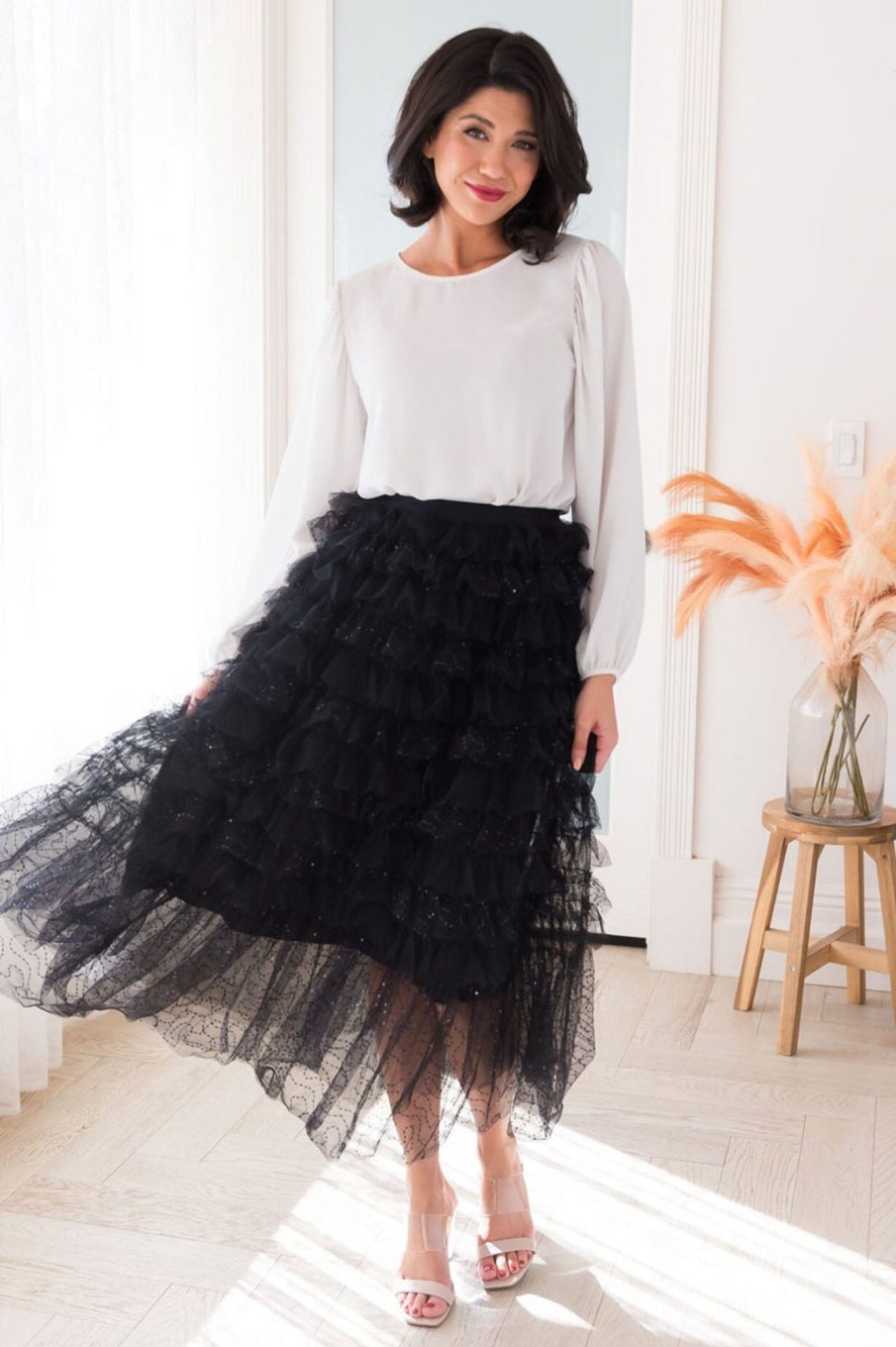 Skirts NeeSee's Dresses | Only In Fairytales Modest Tulle Skirt Black