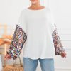 Tops NeeSee's Dresses | Always Celebrating Modest Sequin Sweater Off White/Confetti Sequin