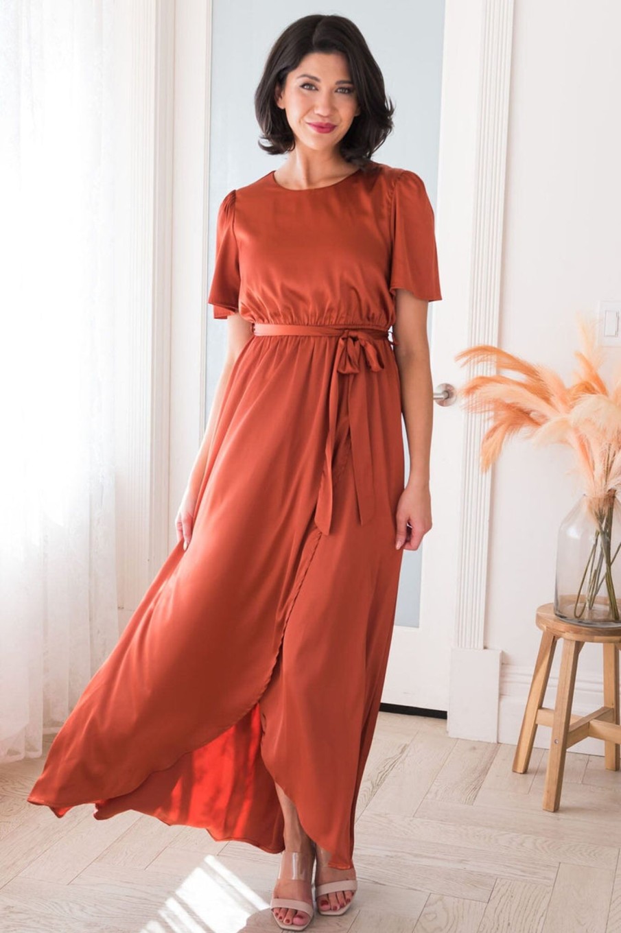 Dresses NeeSee's Dresses | The Pristine Rust Lustre