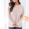 Tops NeeSee's Dresses | Bringing The Cheer Modest Sweater Oatmeal