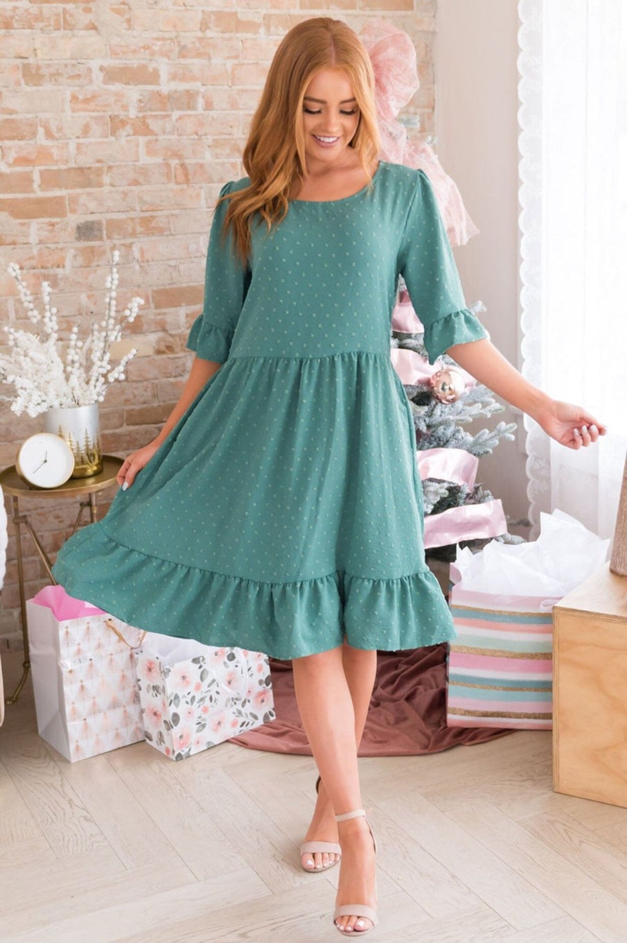 Dresses NeeSee's Dresses | The Nara Fern Green