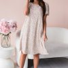 Dresses NeeSee's Dresses | The Gertrude Ivory/Mauve Floral