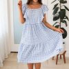 Dresses NeeSee's Dresses | The Sabine Blue/White Gingham