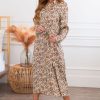 Dresses NeeSee's Dresses | The Jorah Sand/Brown Floral