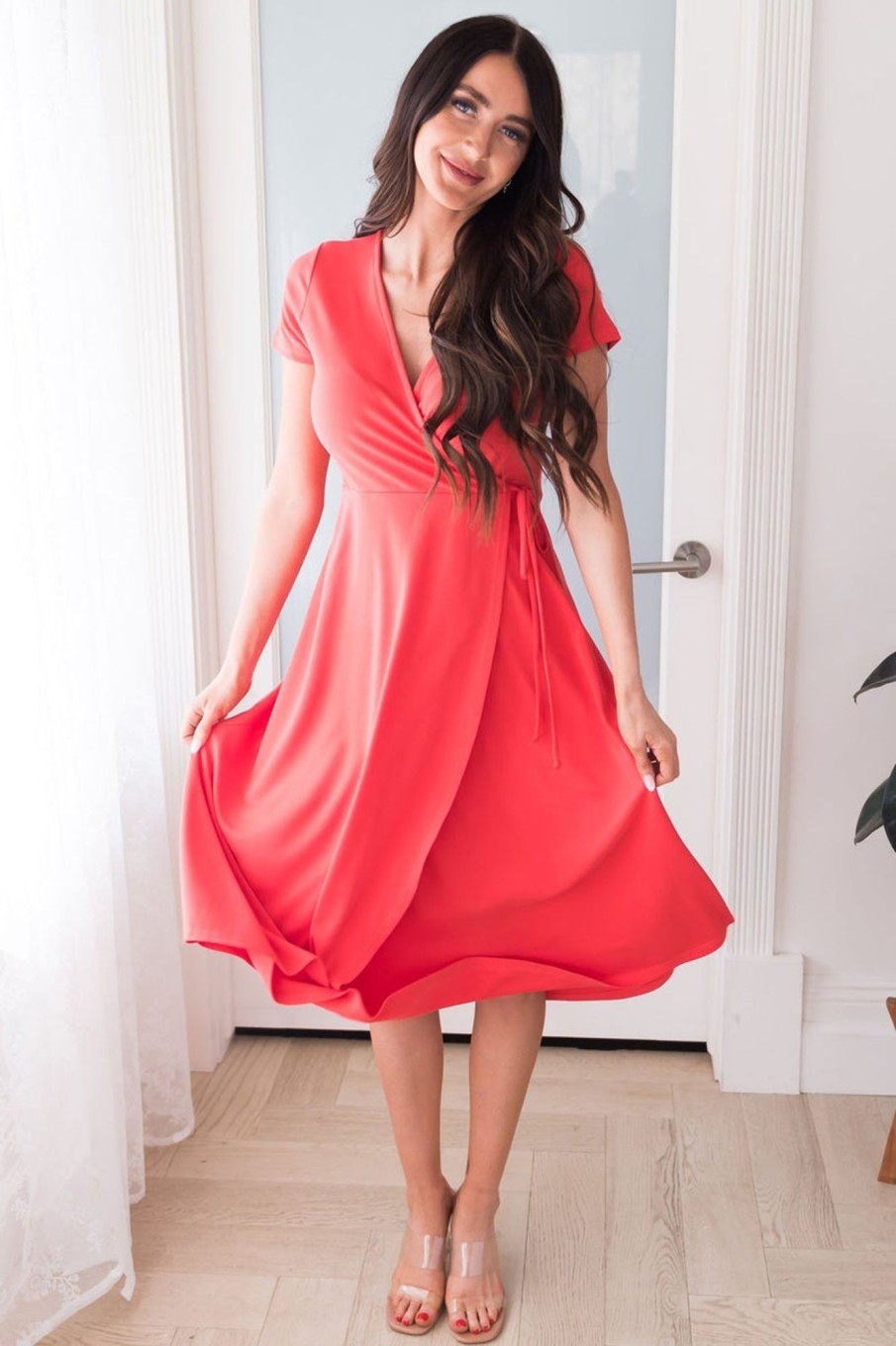 Dresses NeeSee's Dresses | The Rooney Candy Red