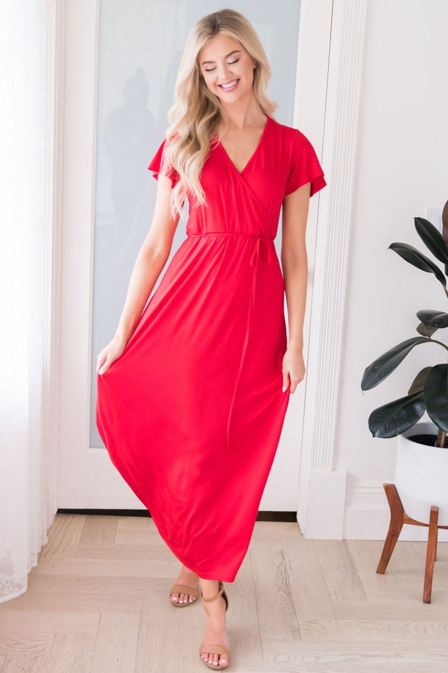 Dresses NeeSee's Dresses | The Karey Red